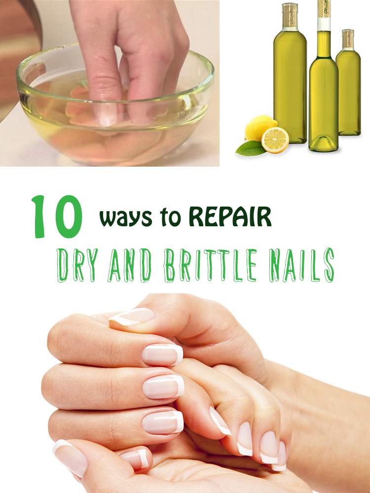 10 natural ways to repair dry and brittle nails
